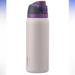 Owala- 32 oz Freesip Limited Edition purple white water bottle cold cup fitness